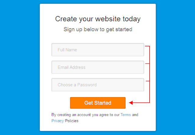 How To Create Your Own Free Website? step 2