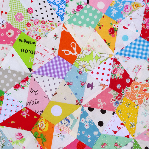 Kaleidoscope Block and Free Foundation Paper Piecing Pattern | Red ...