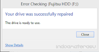Your drive was successfull repaired