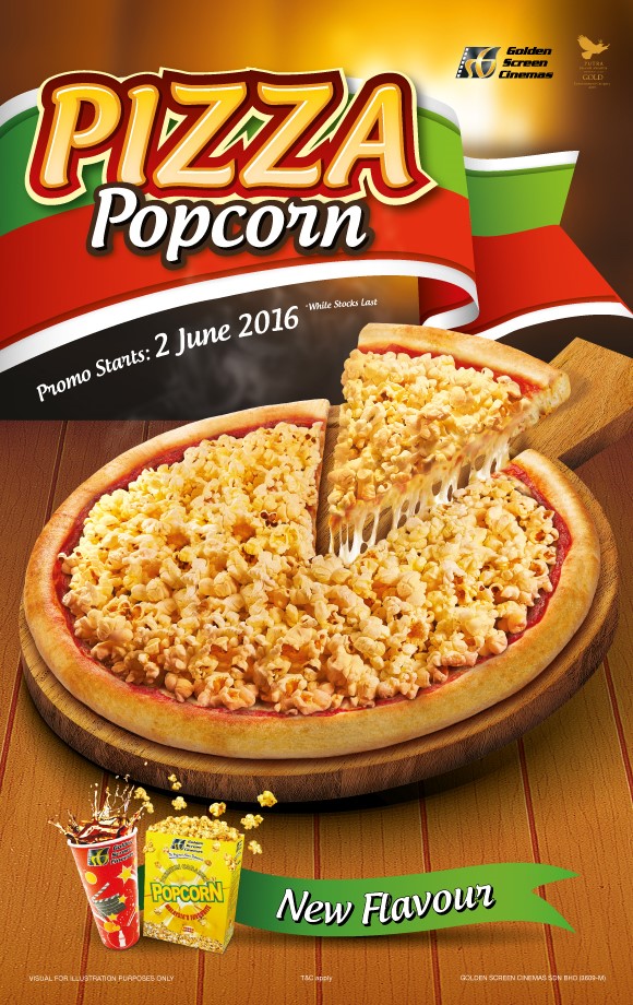 GSC 全新口味：Pizza Popcorn