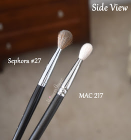 Sephora #27 Brush Review vs MAC 217 Dupe