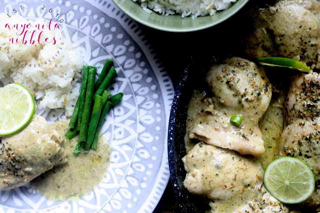 Low FODMAP Coconut Lime Chicken Curry Recipe