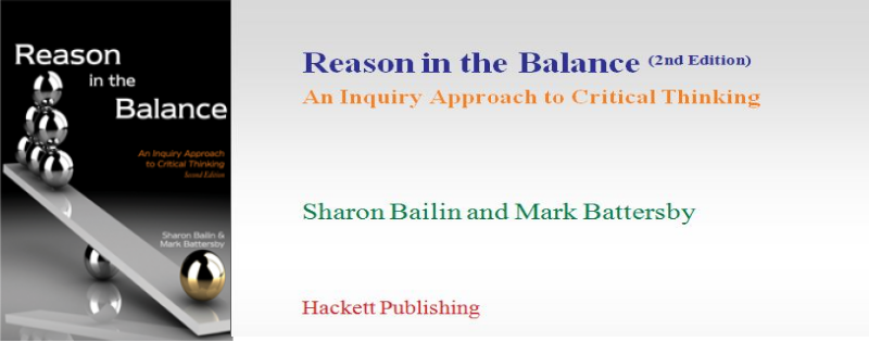 Reason in the Balance: An Inquiry Approach to Critical Thinking