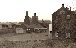 Updraught bottle ovens at Falcon Pottery Works (occupied Portmeirion Group Ltd), Sturgess Street, Stoke