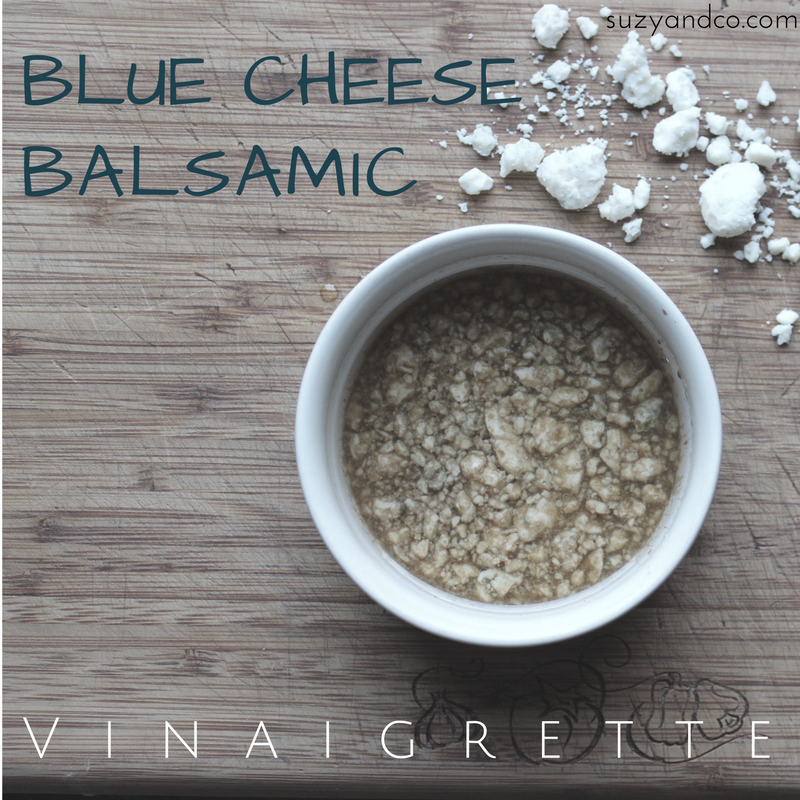 simple blue cheese balsamic vinaigrette suzyhomemaker