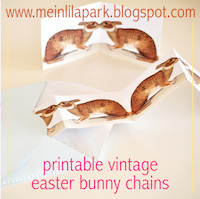 free vintage bunny chain