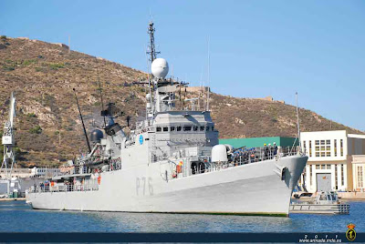 El patrullero de la Armada ‘Infanta Elena’ regresa a España tras participar en el dispositivo europeo de lucha contra la piratería.