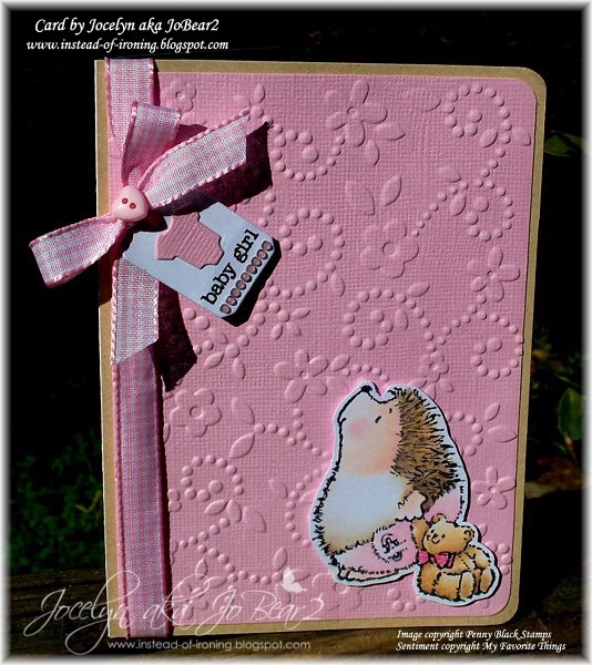 Instead of Ironing Blogspot Penny Black Bundle of joy baby girls