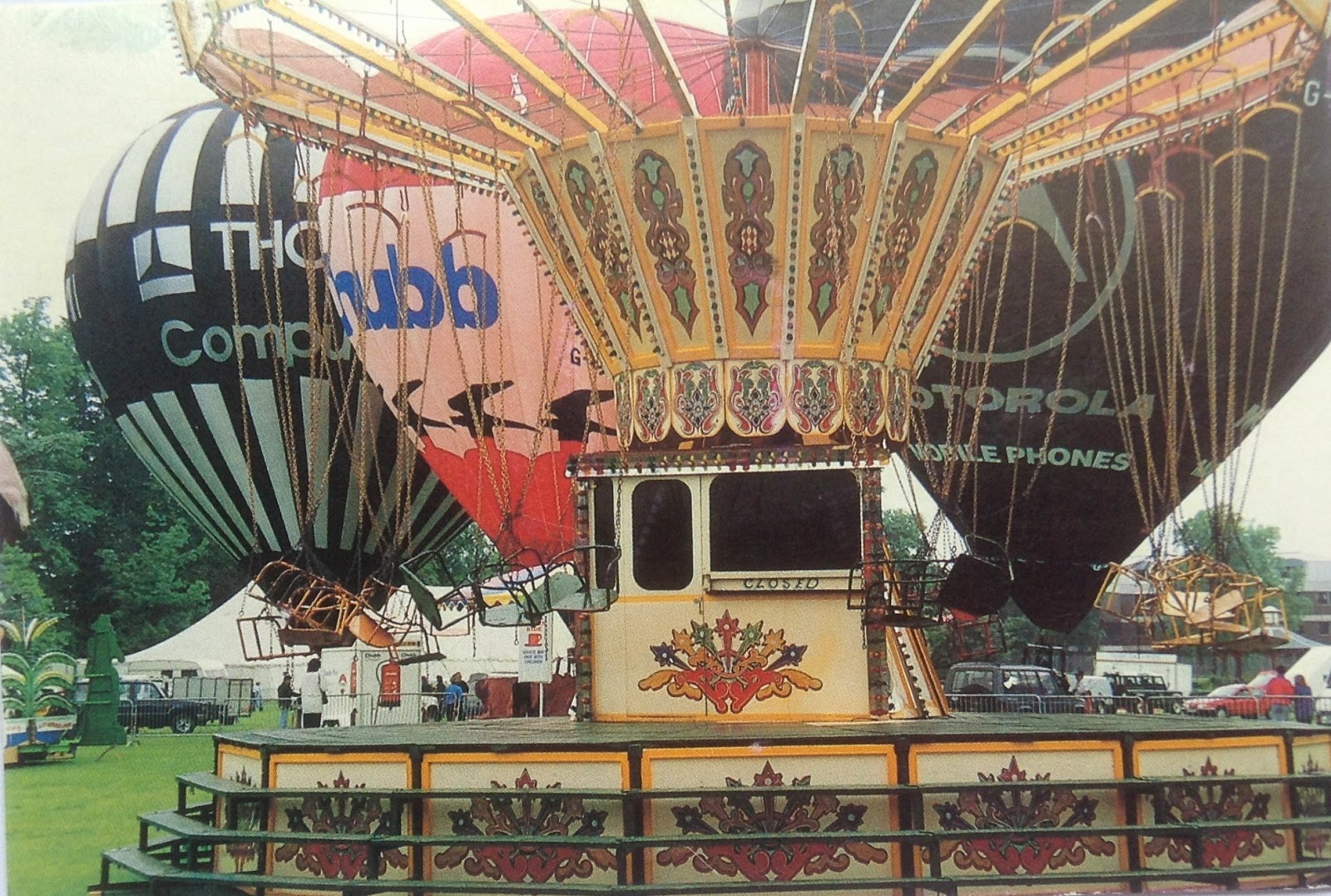 Postcard footprints from around the world Balloons over Basingstoke