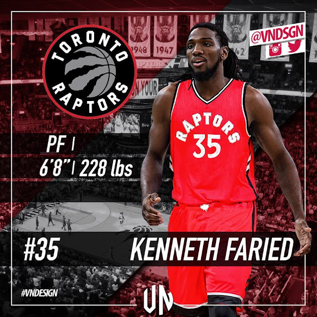 Photo of the Day: Keneth Faried Toronto Jersey