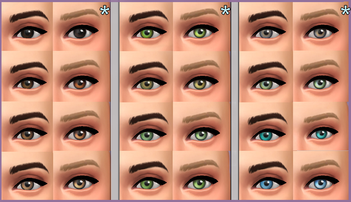 My Sims 4 Blog Maxis Eyes Overhaul Default Replacements 2 Versions