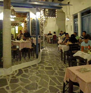 Romantic Chora Night Naxos Greece