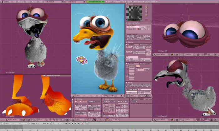 Aplikasi Menggambar Animasi 3D Blender