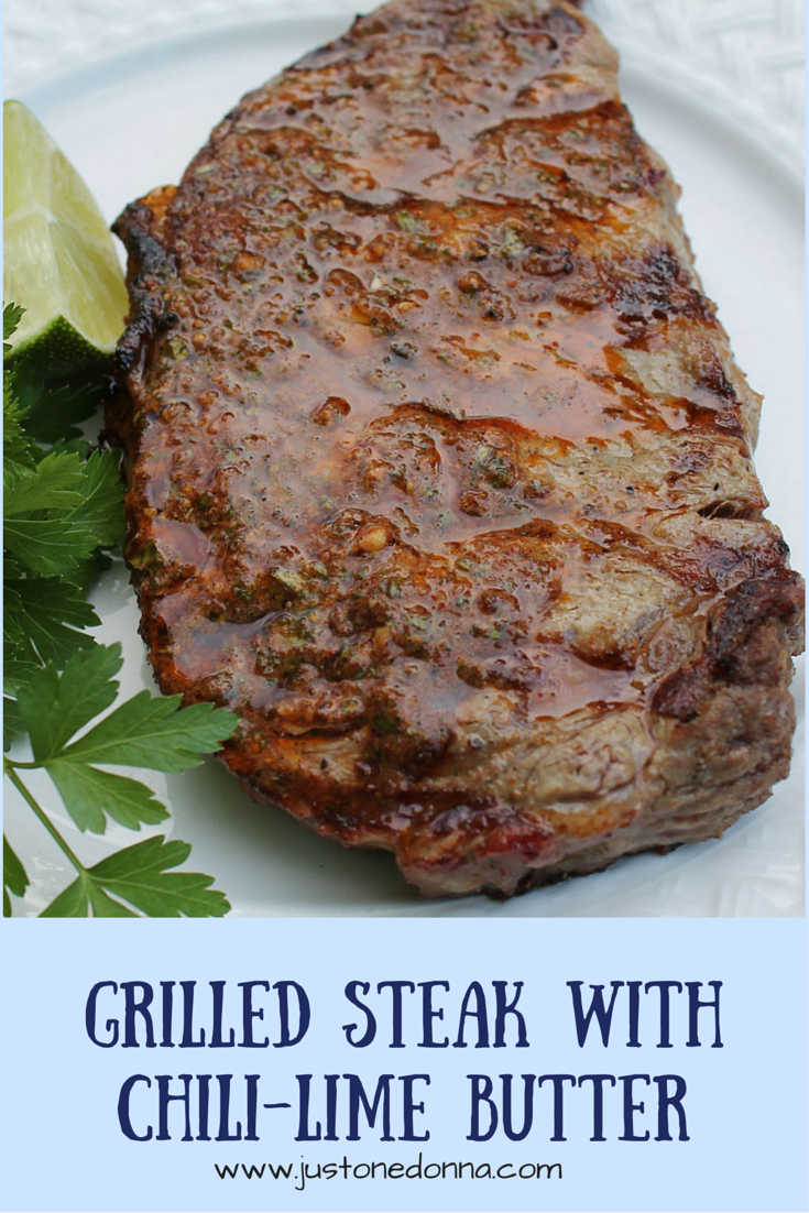 CuminRubbed Grilled Steaks with ChiliLime Butter