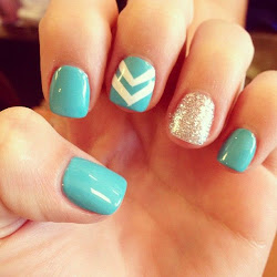 nail acrylic nails colors yellow chevron picks fun birds decor simple every different glitter summer tiffanyblue twoyellowbirdsdecor thing pattern super
