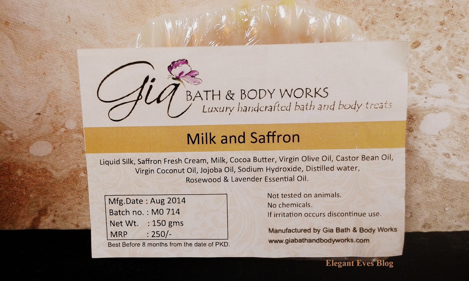 Gia Bath & Body Works Milk and Saffron soapGia Bath & Body Works Milk and Saffron soap