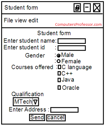 Explain about Forms in HTML . | Computers Professor