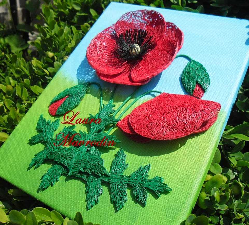 quilling my passion quilled poppy