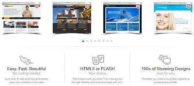 Membuat situs flash wix.com