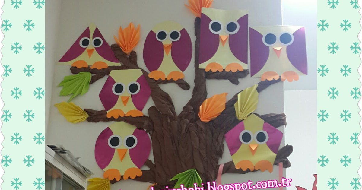 Elifce Bebek Oyunları ve Hobi okul öncesi etkinlikler ( baykuşlu