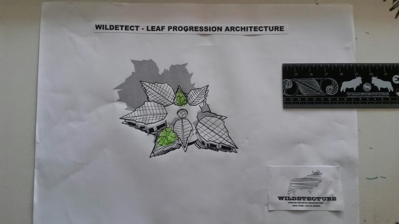 QJD Design studio wildetect: wildetect leaf progression architecture