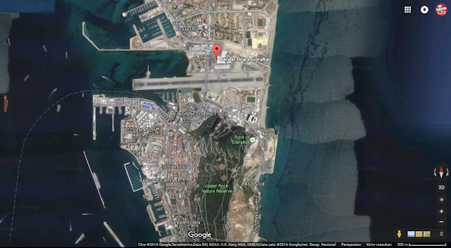 Landasan pacu bandara Gibraltar, Uniknya Bandara Gibraltar