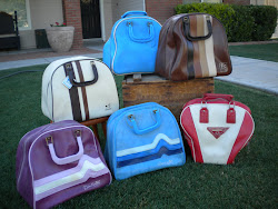 retro bowling bags...SOLD