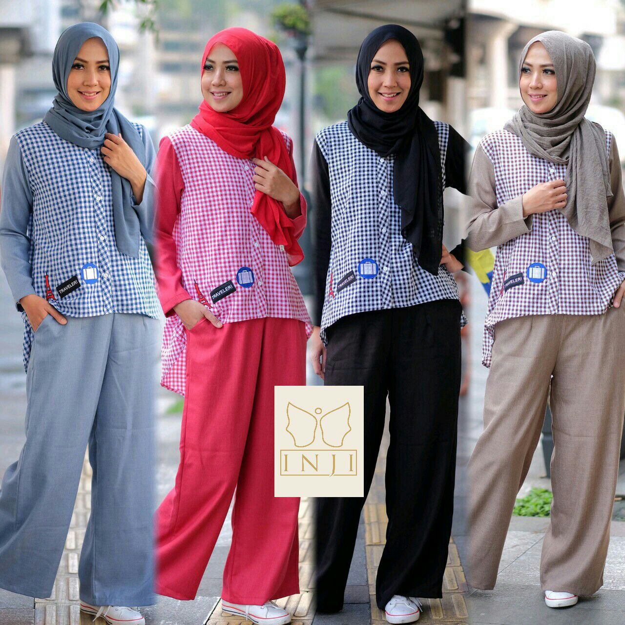  Jual Trend Baju Hijab 2019 Ravelli Set By Inji