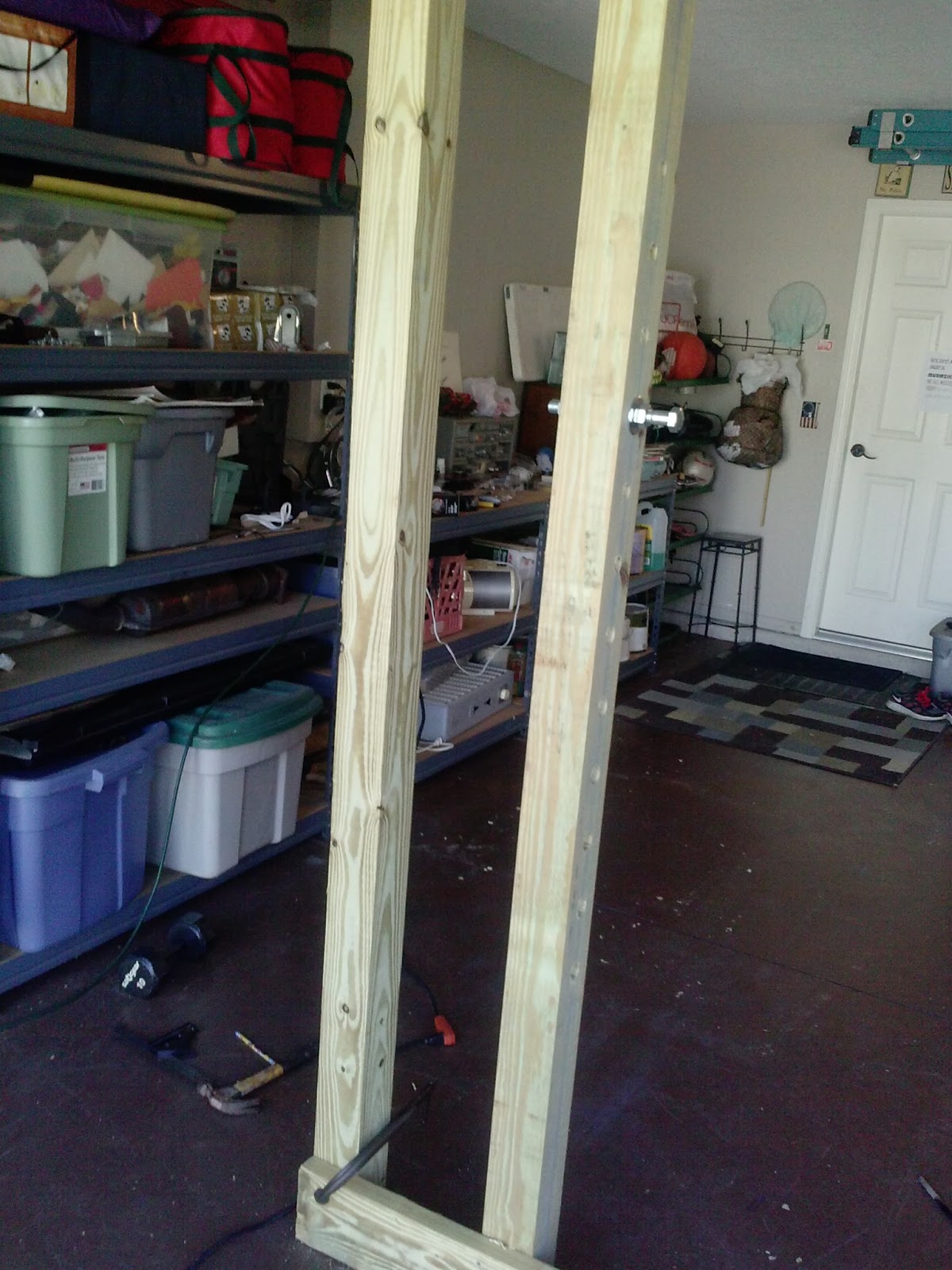 Building Your Homemade Wooden Power Rack, Step by Step | Homemade ...