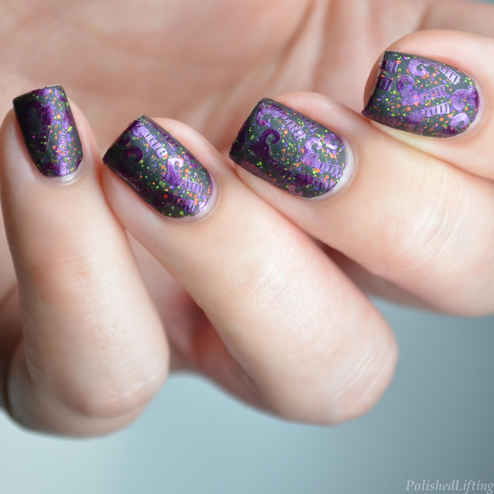 Witch Halloween Nail Art Featuring Painted Polish Polished Lifting