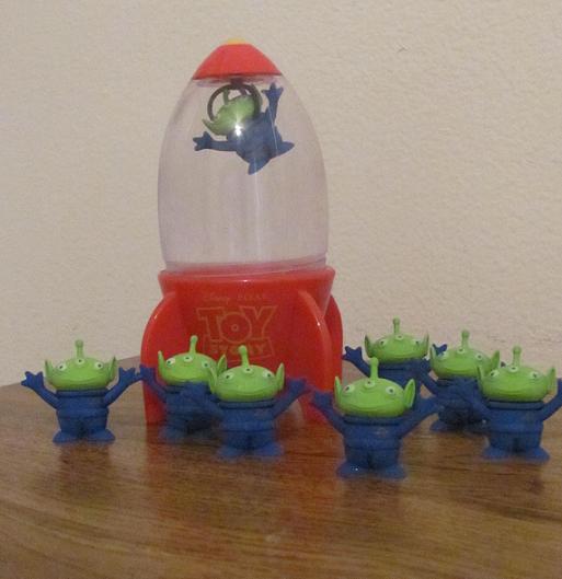 Valerie Now Toy Story Space Alien Eraser Rocket Set