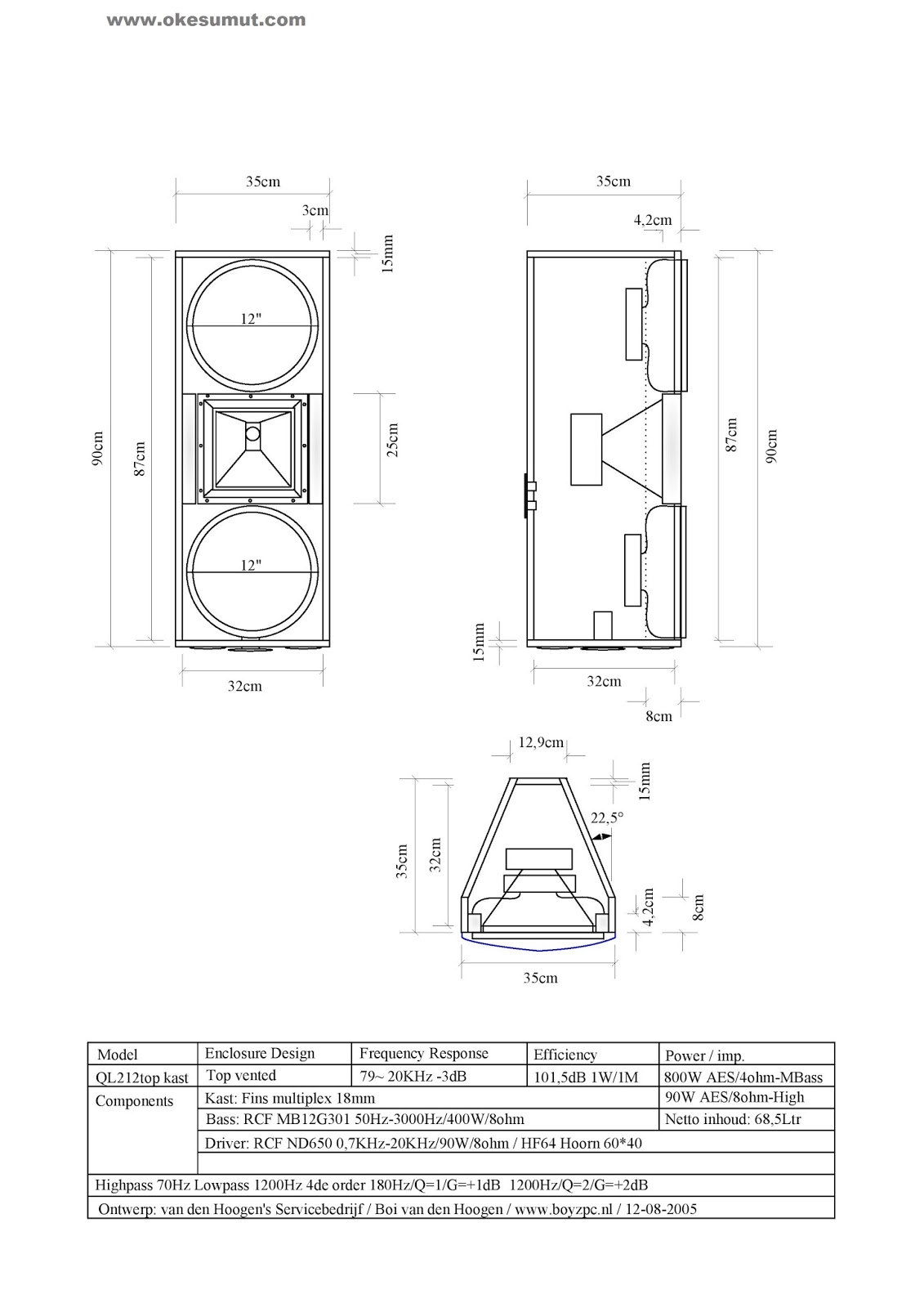 ukuran box speaker 12inch full range lapangan