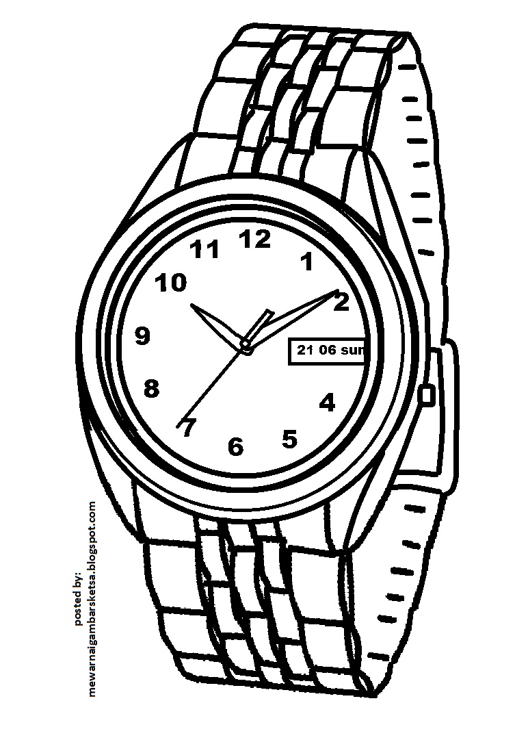 Mewarnai Gambar Jam Dinding | Mewarnai Gambar Mewarnai Gambar Jam Dinding | Mewarnai Gambar