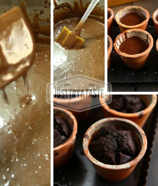 Resep Chocolate Pot Cake dengan Buttercream Coklat