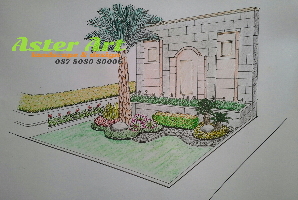 Kumpulan Contoh Gambar Sketsa Taman - Informasi Masa Kini