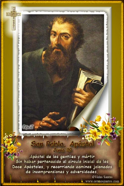 SANTOS Y VIDA Semblanza del Apóstol Pablo. SANTOS Y VIDA Semblanza del Apóstol Pablo.