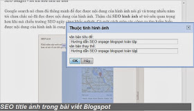Hướng dẫn SEO onpage blogspot toàn tập 