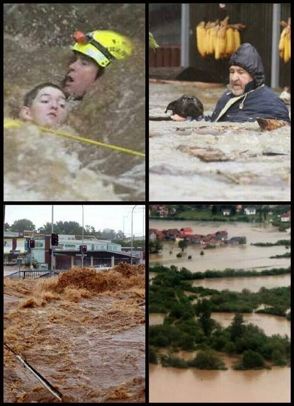 #SerbiaFloods #BosniaFloods Catastrophic situation in flooded areas of Serbia & Bosnia continuing. Help needed! 