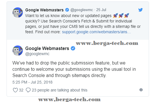 Google to stop supporting public URL submissions to its search index 
