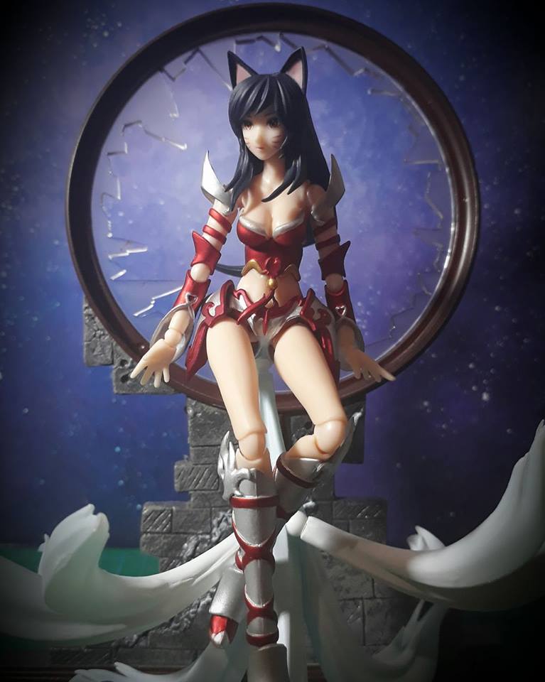 Garage Kits Lol League Of Legends Ahri Nine Tailed Fox Popstar Action Figure New Action Figures Tv Movie Video Games