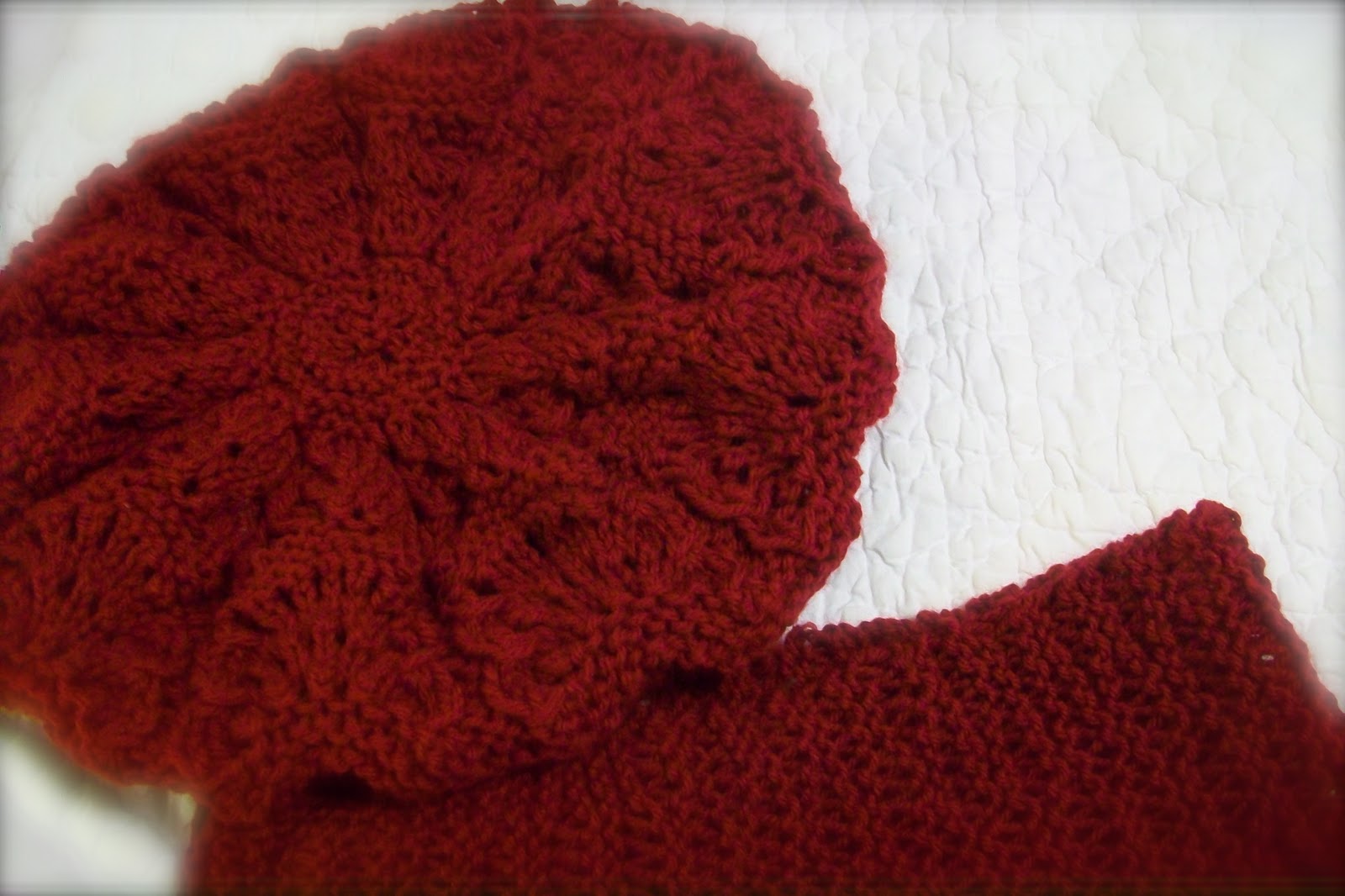 Rose's Yarn: A Greenery Beret and a Ruche Beret