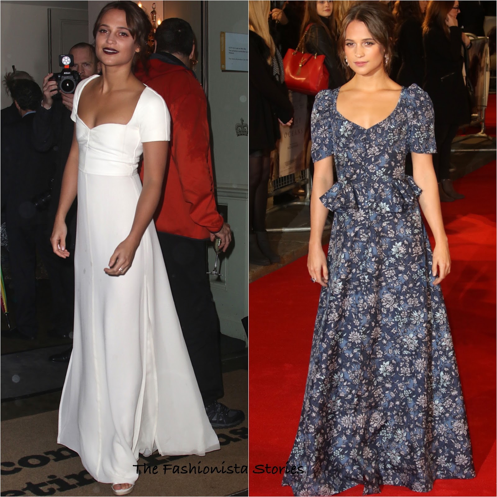 Alicia Vikander in Louis Vuitton at the 60th BFI London Film Festival  Awards & The Light Between Oceans Premiere