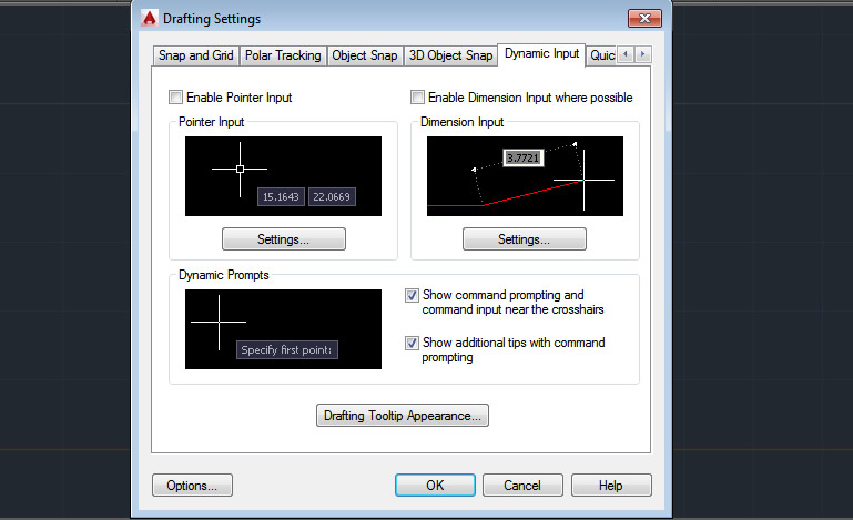 AutoCAD Cartesian Workspace