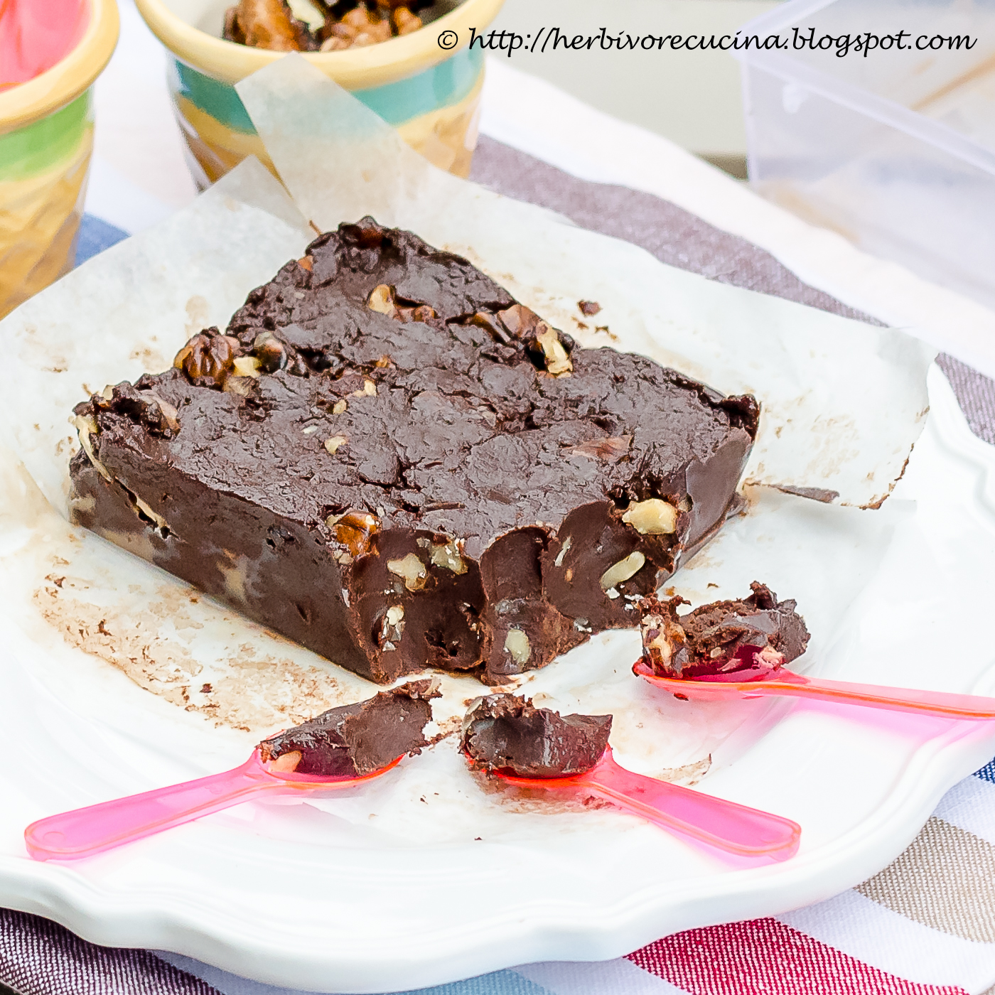 Herbivore Cucina Lonavala's Chocolate Walnut Fudge