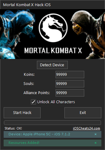 Mortal Kombat X v2.4.1 Hack Mod Apk Unlimited Resources, God