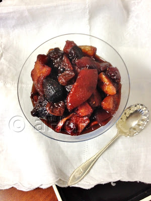Fall Fruit, dried fruit, cranberries, Compote