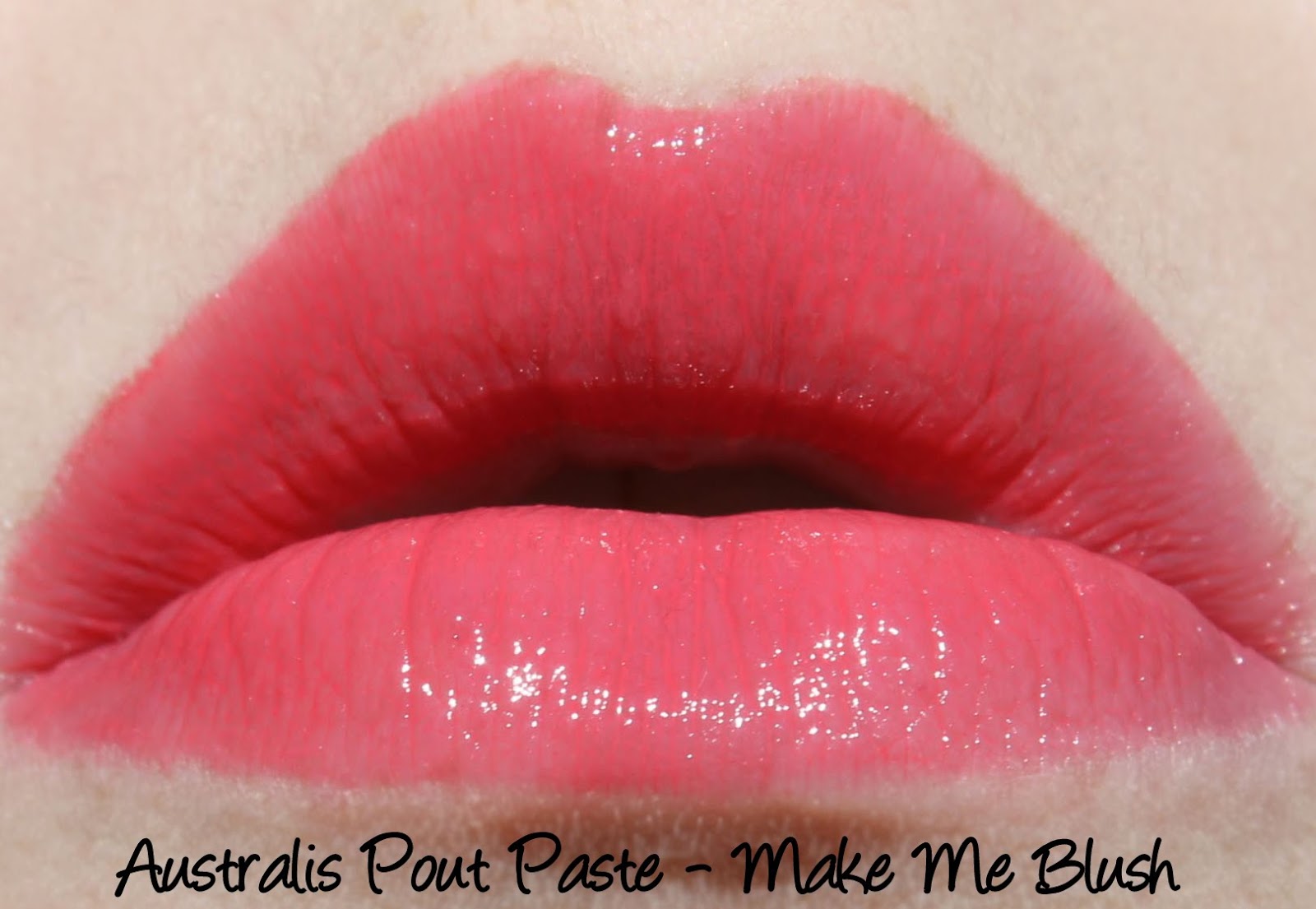 Australis Pout Paste - Make Me Blush Swatches & Review