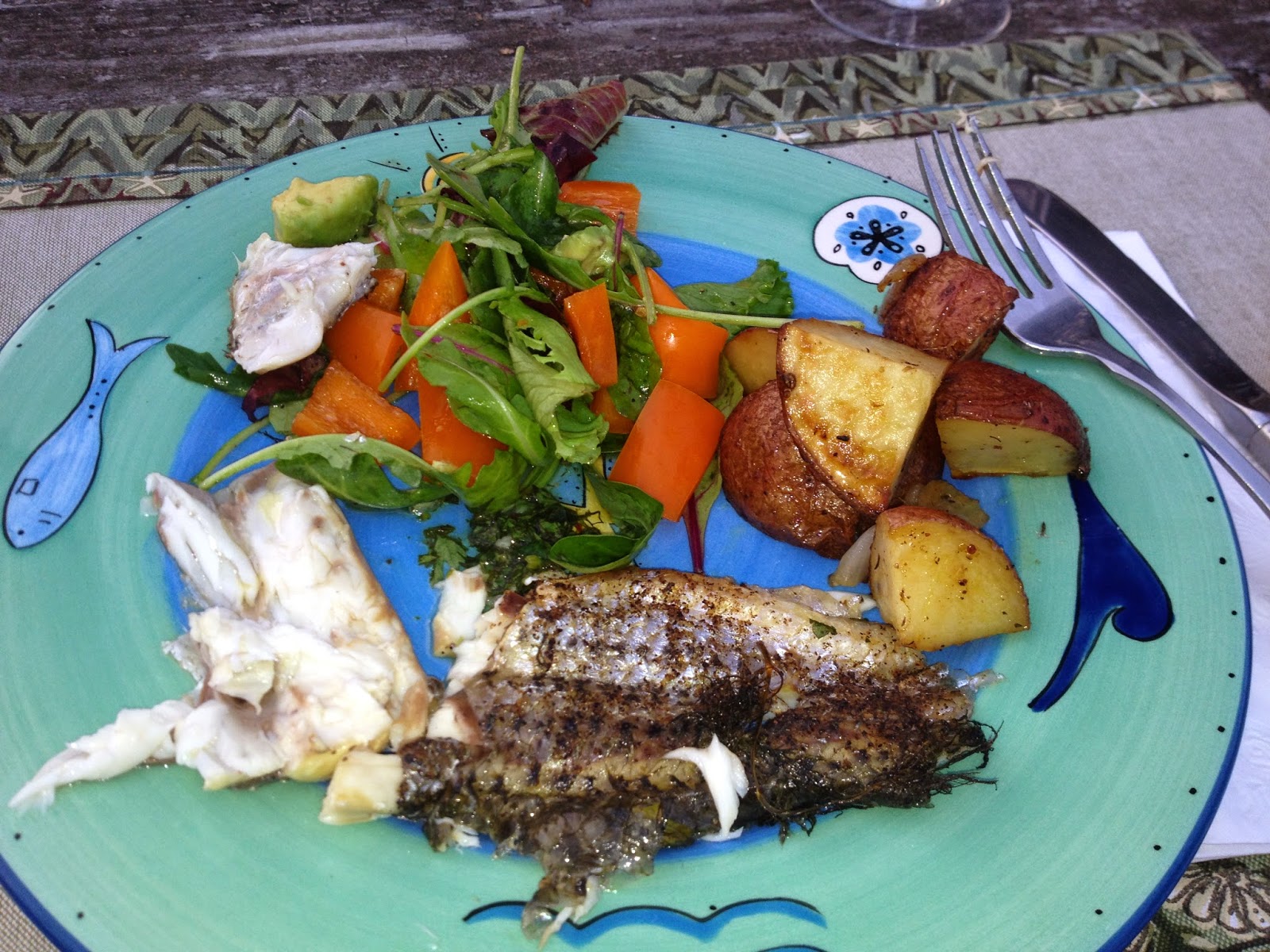 Corcoran Street Kitchen Whole Oven Roasted Rockfish