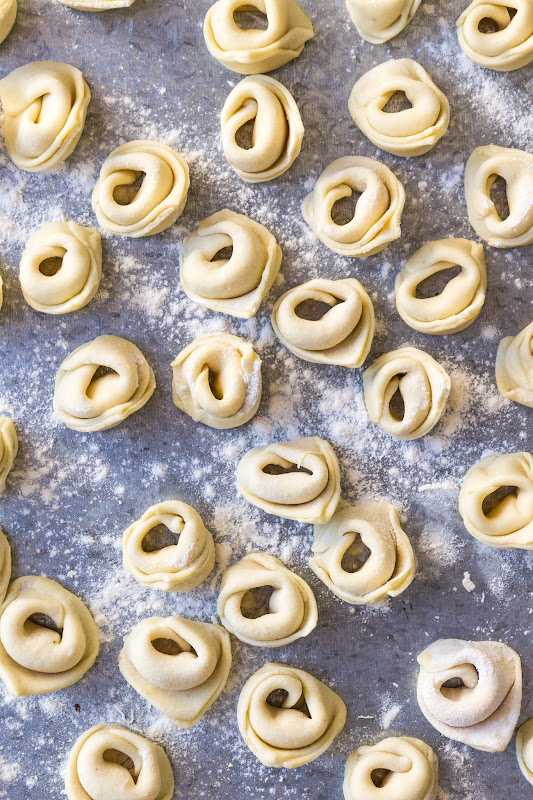 Milk and Honey Homemade Goat Cheese Tortellini with a Simple Fresh