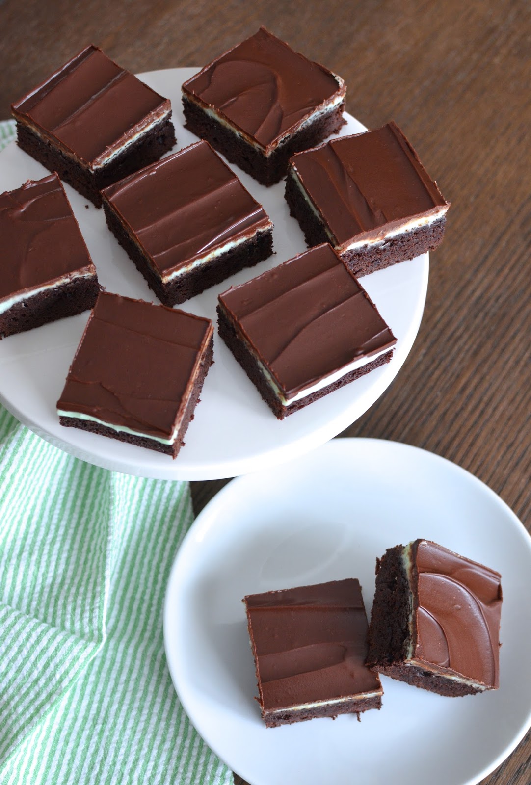 Playing with Flour Chocolate mint bars